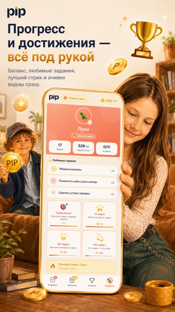 Профиль и достижения